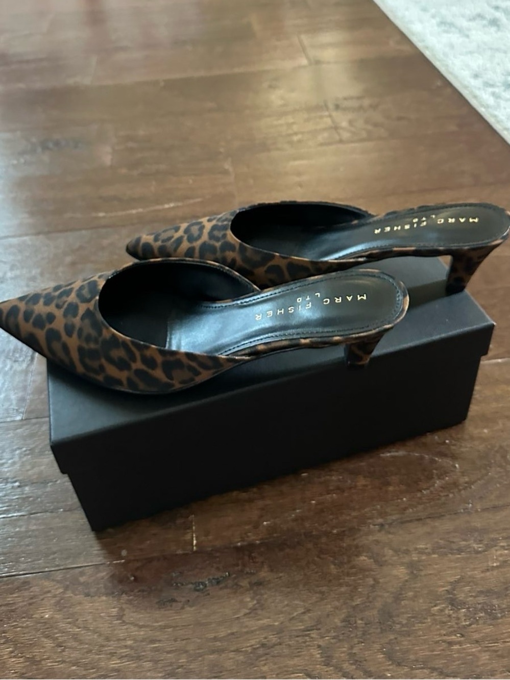Marc Fisher LTD Rosa Cheetah Print Mule Size 8  Brand New - Picture 6 of 10